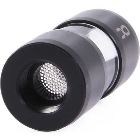 Alphacool eiszapfen akryl acetal inline filter g1 4 indvendig gevind (sort gennemsigtig)