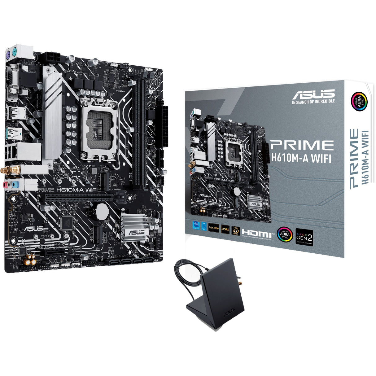 Asus prime h610m-a wifi socket 1700 bundkort