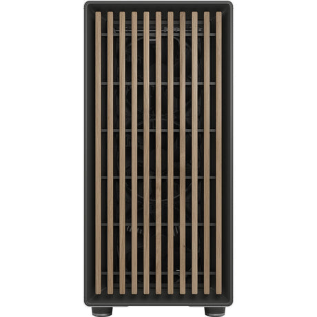 Fractal design nord xl midi tårnhus (hvid træfarve | 2x USB-A | 1x USB-C | hærdet glas)