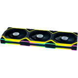 Lian Li Uni Fan SL120 Wireless RGB Case Fans (sort, 3 stykker, 120 x 124,5 x 28 mm, PWM)