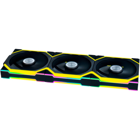 Lian Li Uni Fan SL120 Wireless RGB Case Fans (sort, 3 stykker, 120 x 124,5 x 28 mm, PWM)