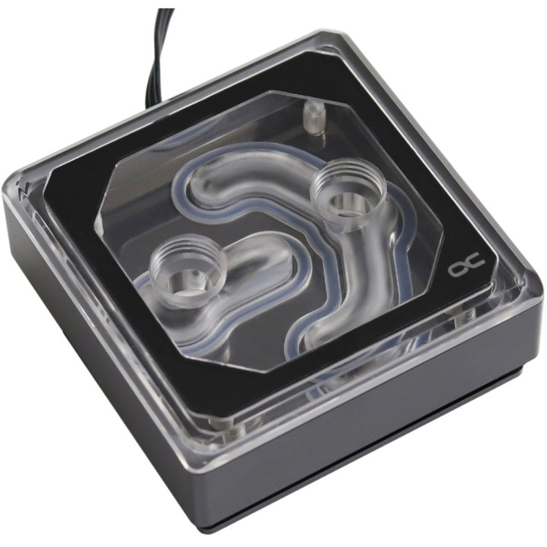 Alphacool eisblock xpx aurora edge akrylsort CPU-køler (gennemsigtig sort)