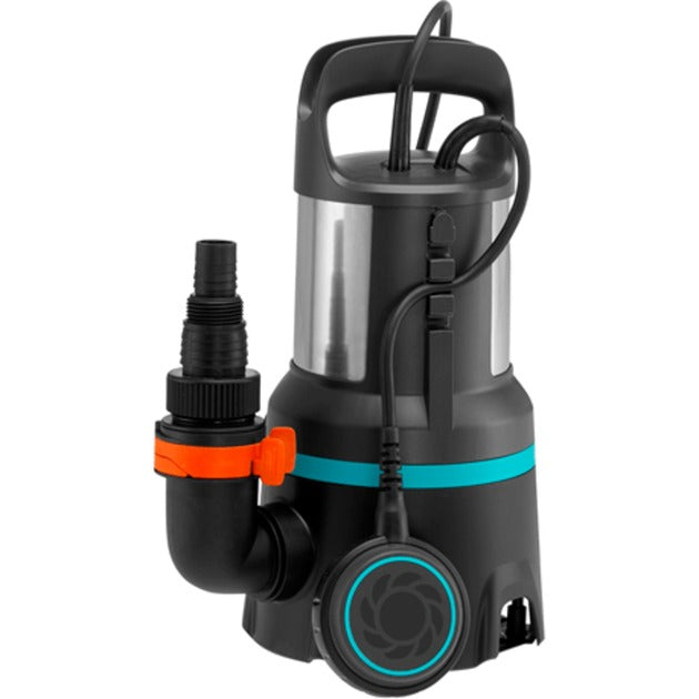 Gardena snavset vandpumpe 16000 dyk- og trykpumper (sort rustfrit stål, 450 watt)