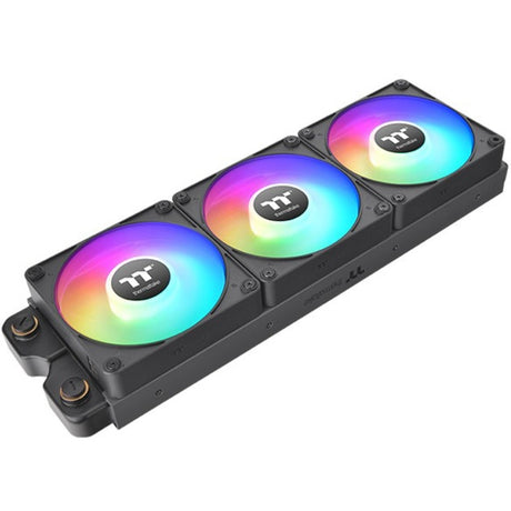 Thermaltake ct120 ex argb sync pc køleventilator (3-fan pakke) case fans (sort, 3 stykker, 120 x 120 x 25 mm, pwm)