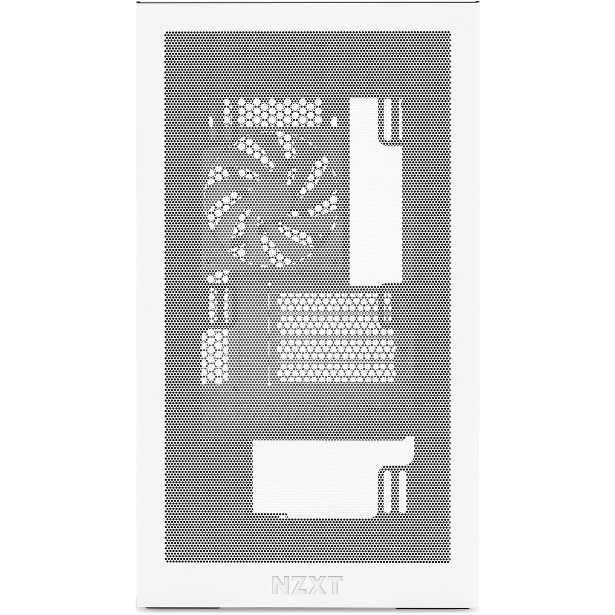 Nzxt h3 flow midi tårnhus (hvid (mat) | 1x USB-A | 1x USB-C | hærdet glas)