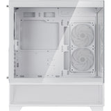 Silverstone lucid 05 mini tårnhus (hvid | 2x USB-A | 1x USB-C | RGB | hærdet glas)