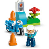 Lego Duplo 10471 blå politi motorcykel