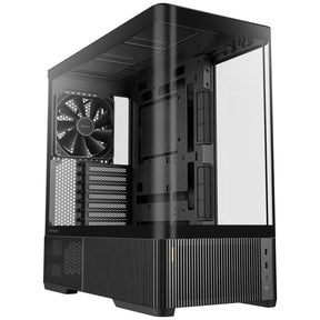 Antec c6 curve air midi tårnhus (sort | 2x USB-A | 1x USB-C | hærdet glas)