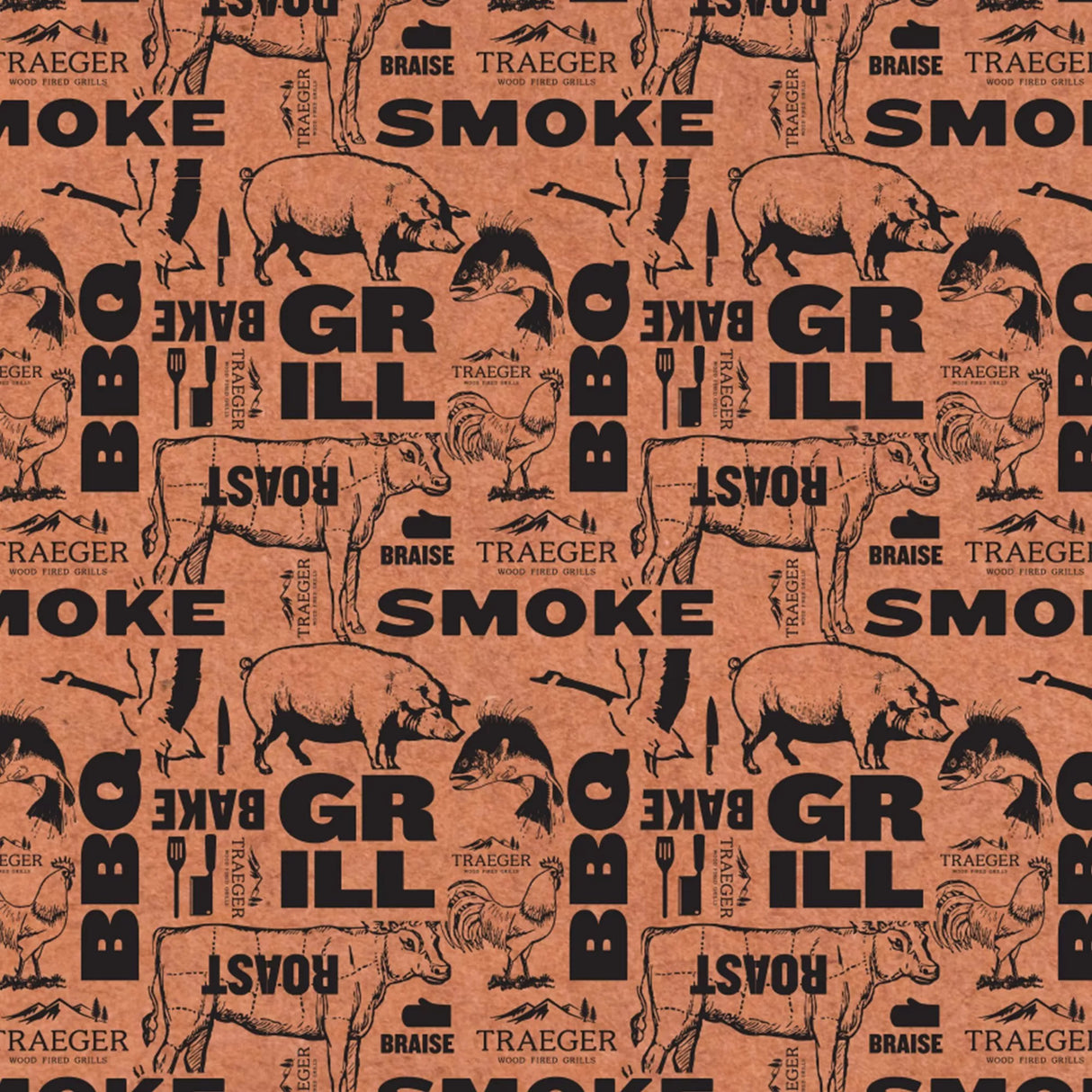 Traeger bbq slagerspapierrol (45 cm breed)