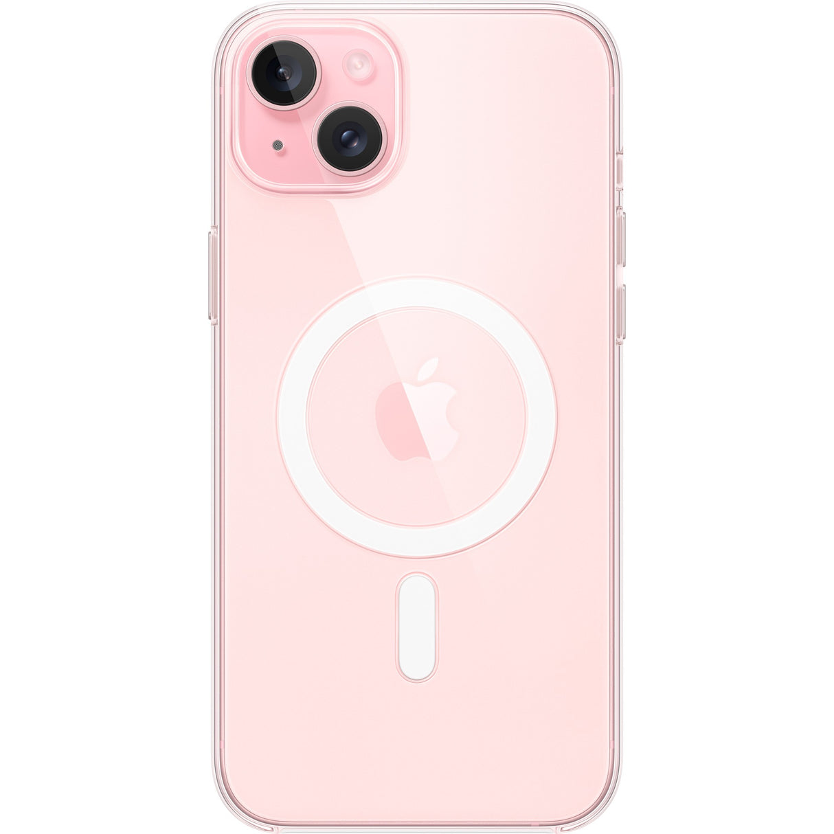 Apple gennemsigtigt etui med magsafe til iPhone 15 plus telefonetui (gennemsigtig)