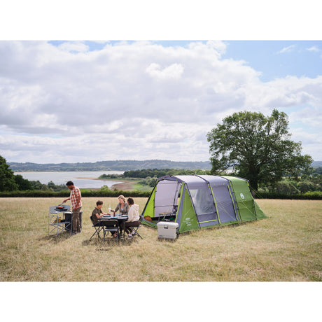 Coleman fastpitch victoria falls 4 blackout tent – 4 persoons tent - snel opzetten dankzij fastpitch – blackout bedroom technology - groen