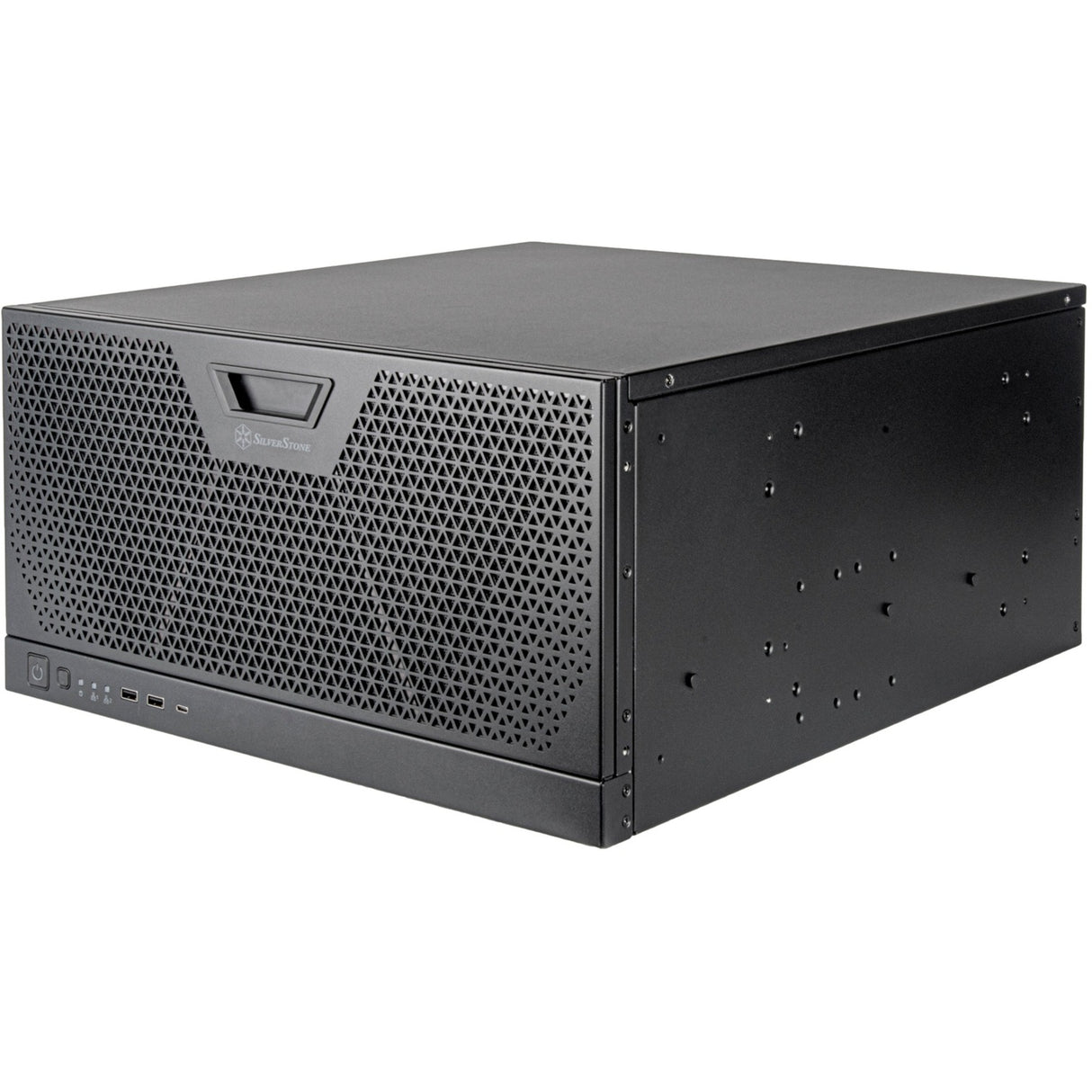 Silverstone RM51 rackhus (sort | 5h | 2x USB-A | 1x USB-C)