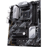 Asus Prime B550-Plus Socket AM4 bundkort (sort sølv, RAID, GB-LAN, lyd, ATX)