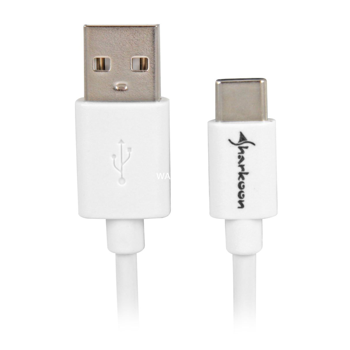 Sharkoon USB-A 2.0 - USB-C-kabel (hvidt, 0,5 meter)
