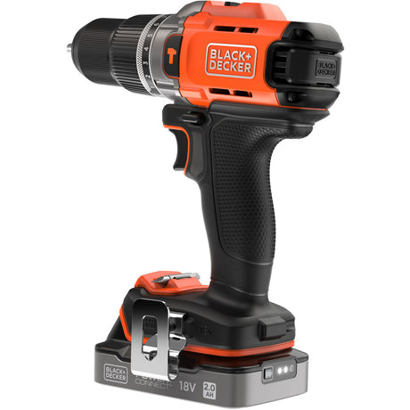 Black+decker 18v skruetrækker + 18v oscillerende multiværktøjsbundt (sort orange)