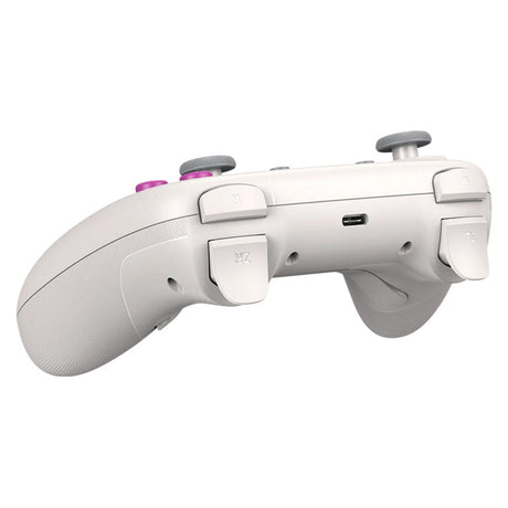 Gamesir Nova HD Rumble NS Controller (Hvid, PC, Steam, Android, iOS, Switch, Bluetooth 2,4 GHz USB)