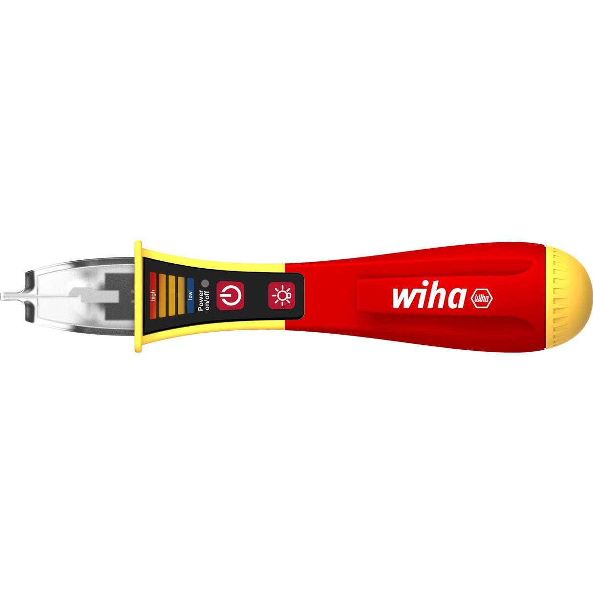 Wiha spændingstester voltdetektor, enpolet 12 – 1.000 V AC-detektor (rød gul, inkl. 2x AAA-batterier)