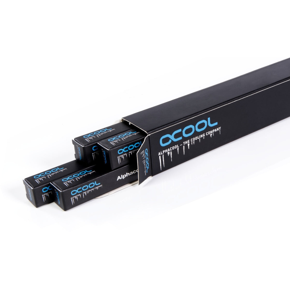 Alphacool eisrohr 14 11 mm petg hårdt rør, 80 cm slange (gennemsigtig, 320 cm)