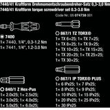 Wera 7440 41 Kraftform momentskruetrækkersæt 0,3-3,0 nm (sort grøn, 26 stk.)