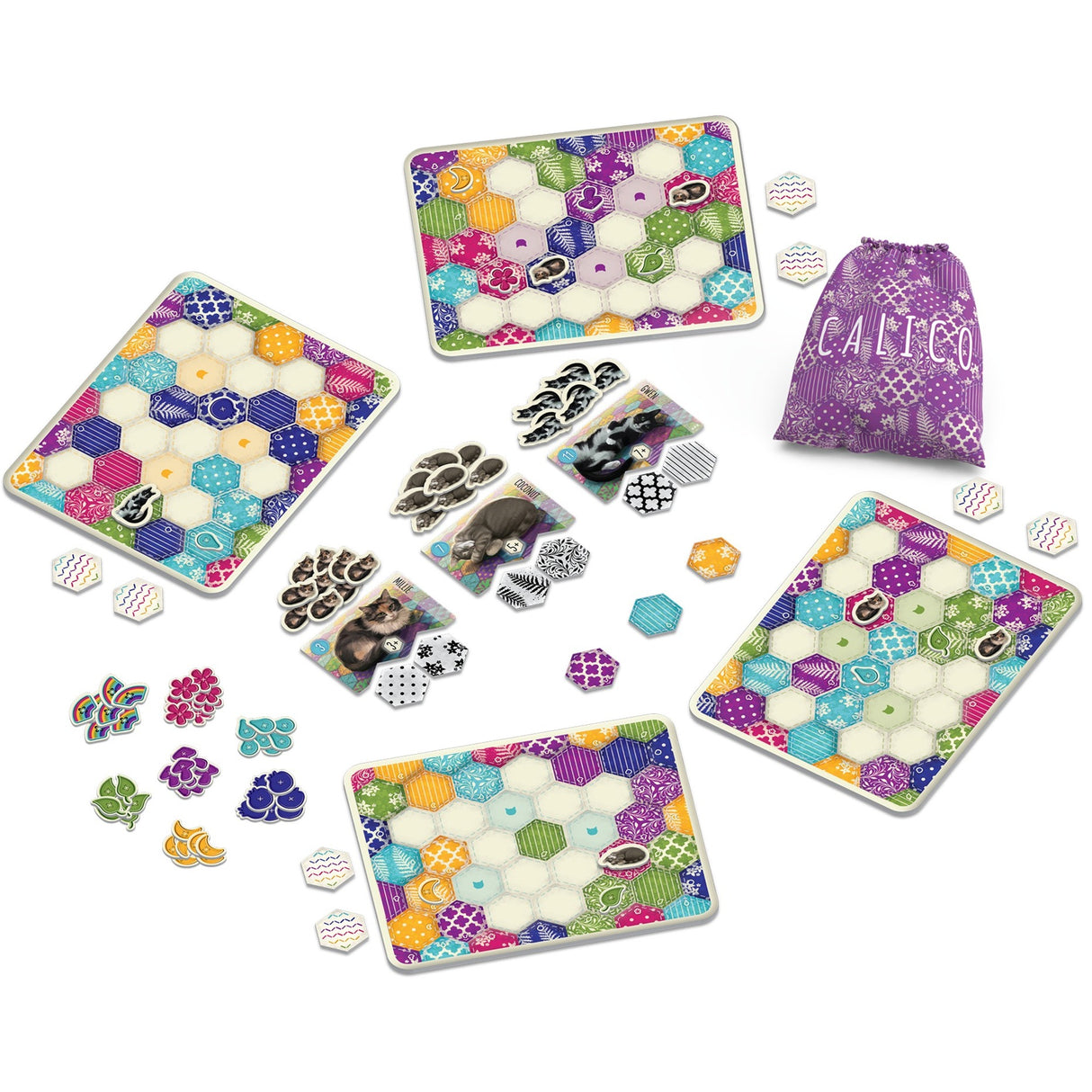 White goblin spil calico brætspil (hollandsk, 1 - 4 spillere, 45 minutter, fra 10 år)