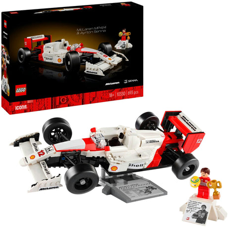 Lego ikoner mclaren mp4 4 og ayrton senna - 10330