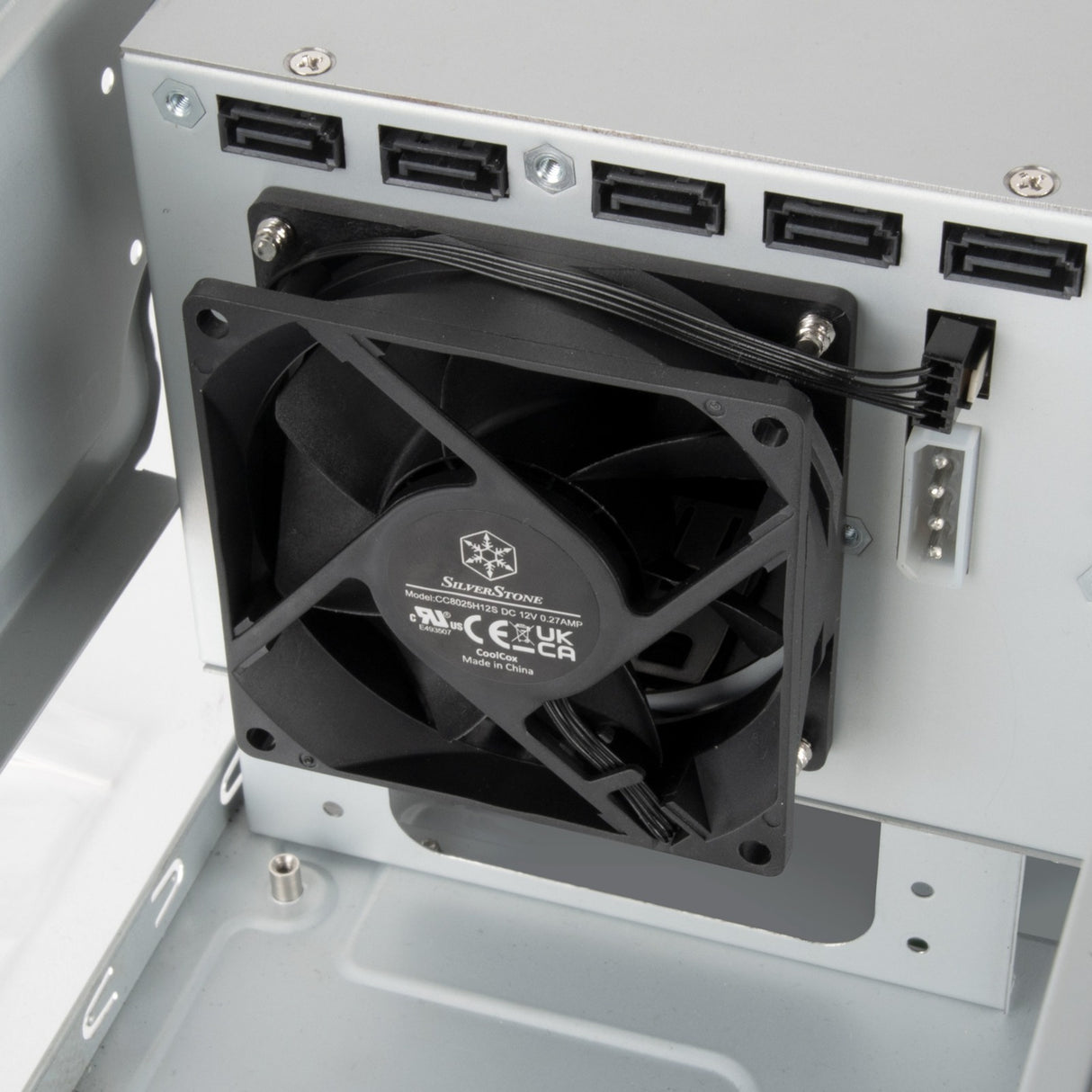 Silverstone sst-cs351 mini tårnhus (sort | 2x USB-A | 1x USB-C)