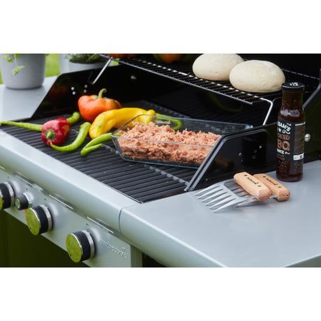 Grillsæt med 2 kødkløer grillbestik (fsc)