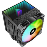 Sharkoon a60 rgb cpu køler (sort, 4-benet pwm blæserstik)