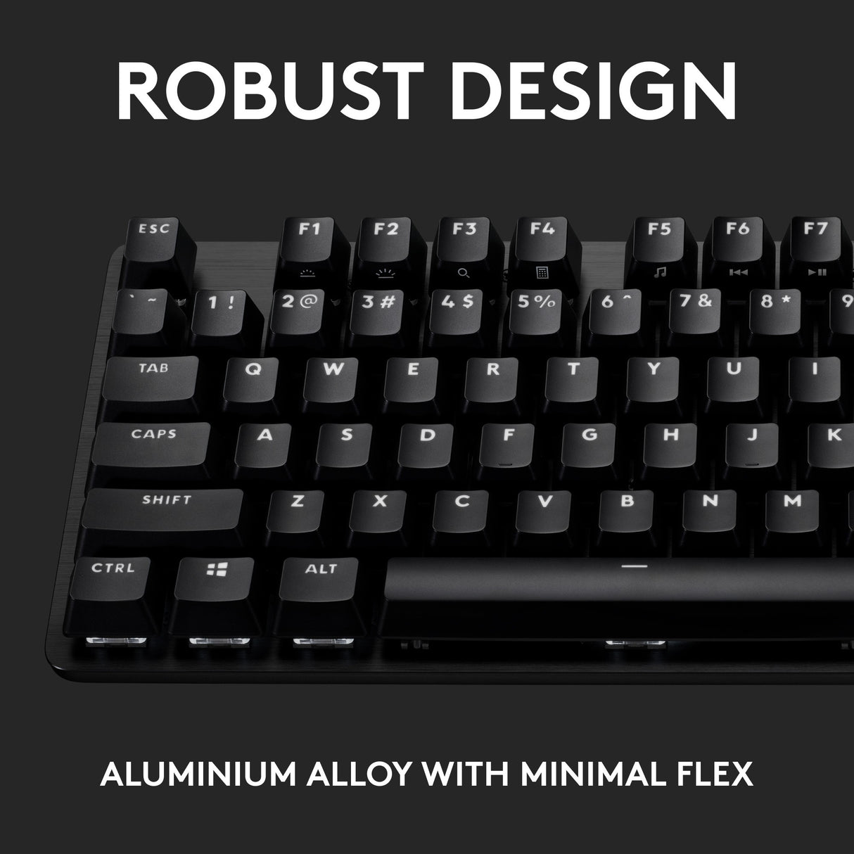 Logitech g413 tkl se mekanisk gaming-tastatur (sort, us-internationalt layout (qwerty), gl taktil, 80 % (tkl))