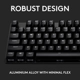 Logitech g413 tkl se mekanisk gaming-tastatur (sort, us-internationalt layout (qwerty), gl taktil, 80 % (tkl))