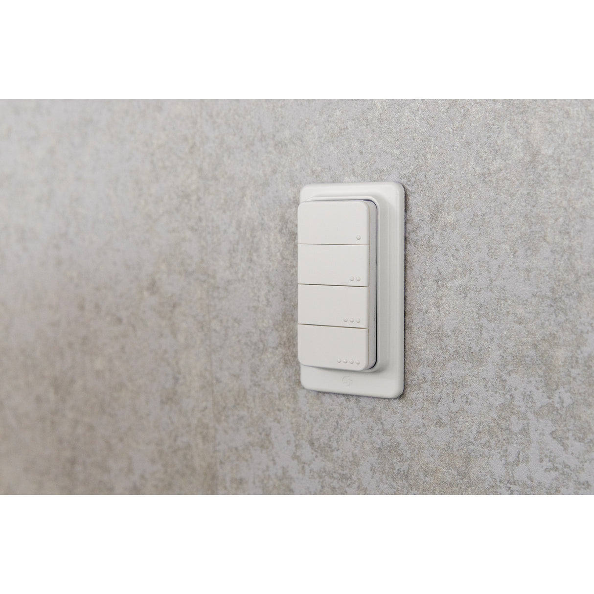 Shelly blu rc button 4 zb afstandsbediening (wit, bluetooth 5 (le), zigbee)