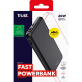 Trust redoh fast 10.000 mah powerbank (sort)