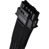 Silverstone 12vhpwr pcie adapterkabel sst-pp14-pcie (sort, 0,55 meter)
