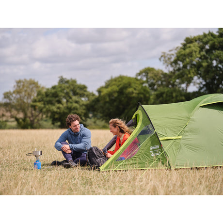 Coleman darwin 2 plus blackout tent (donkergroen)