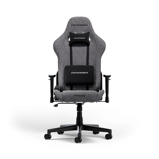 Dxracer prince l gaming stol i gråt stof (grå)