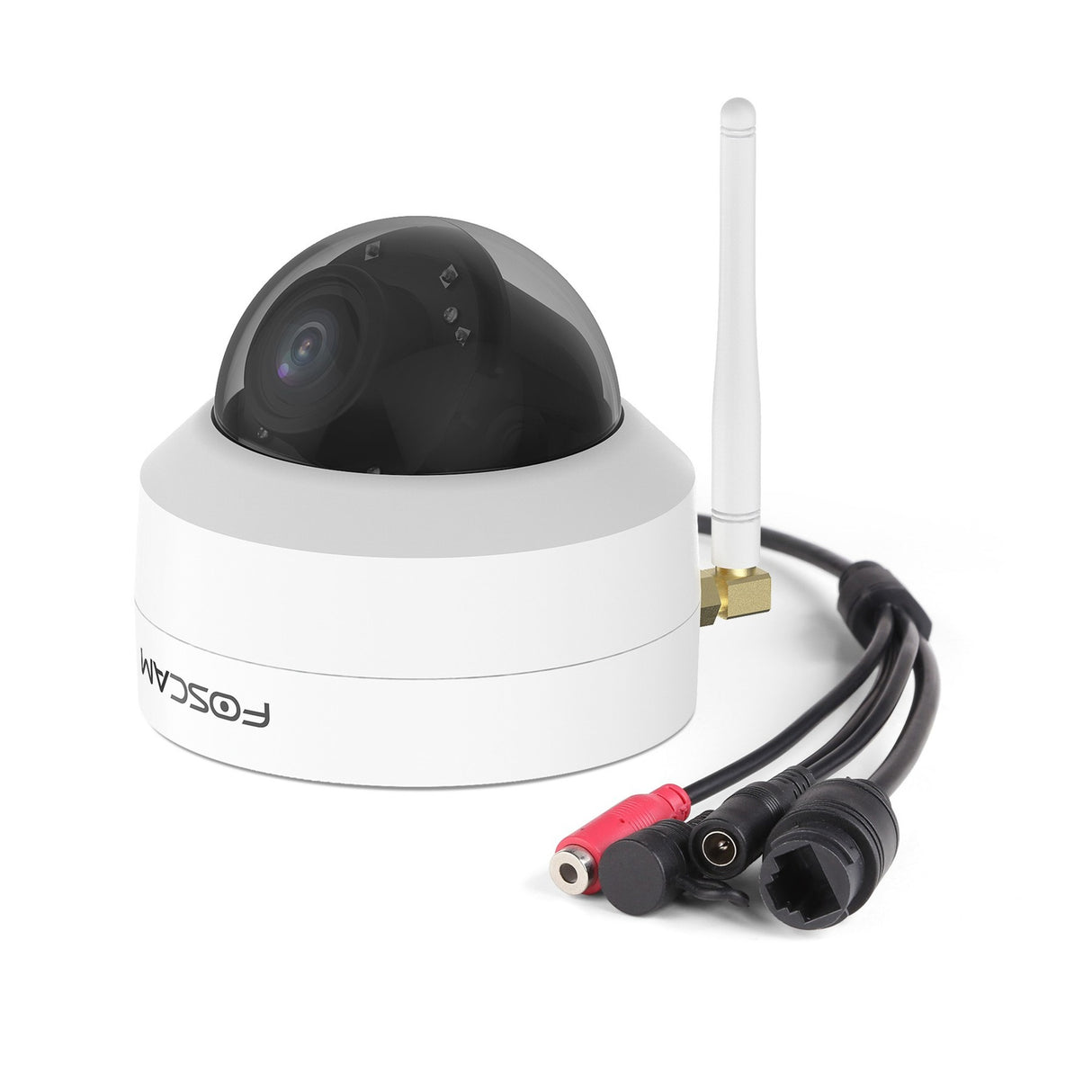 Foscam d4z dual band wifi ptz sikkerhedskamera (hvid, 4mp)