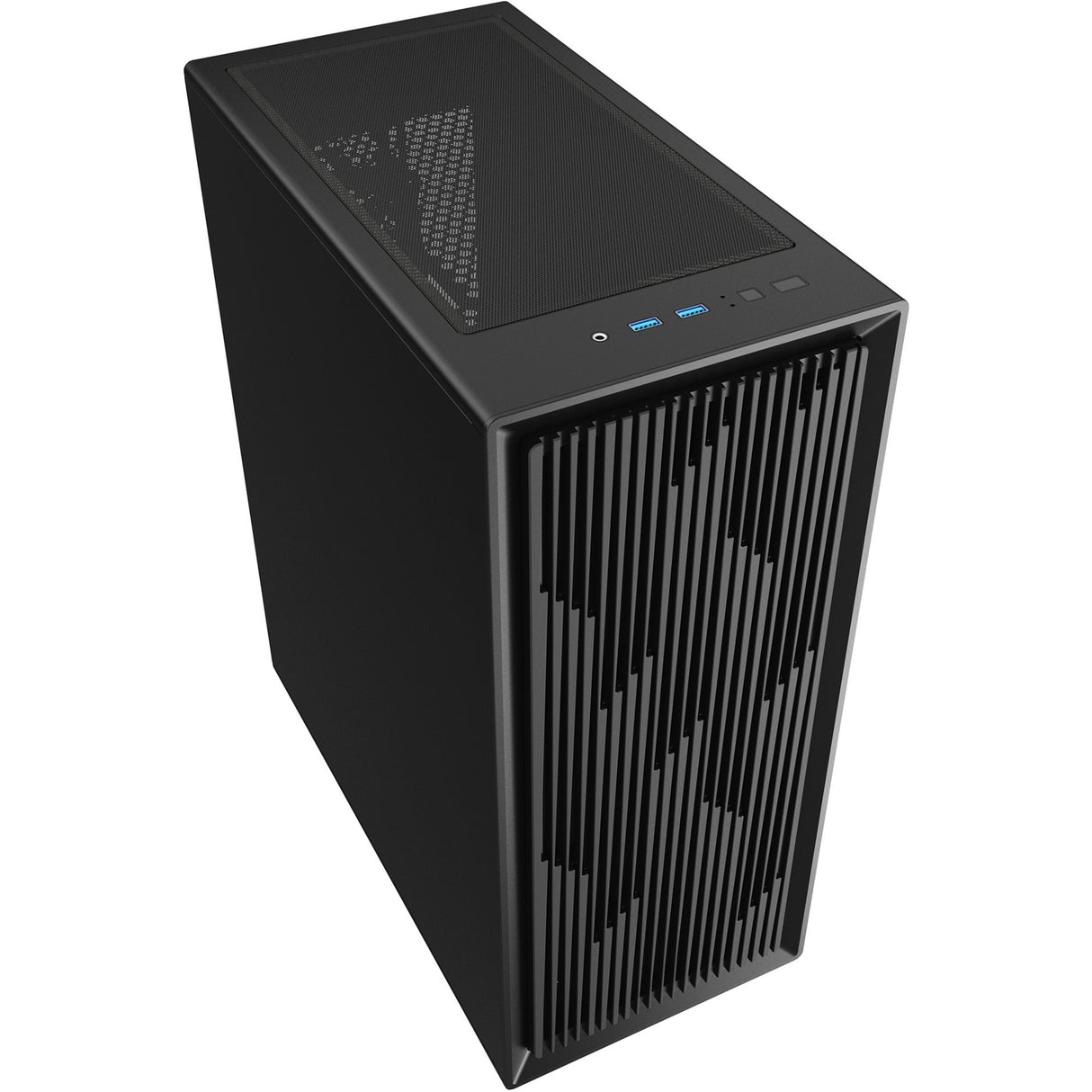 Sharkoon vk2 midi tårnhus (sort | 2x usb-a)