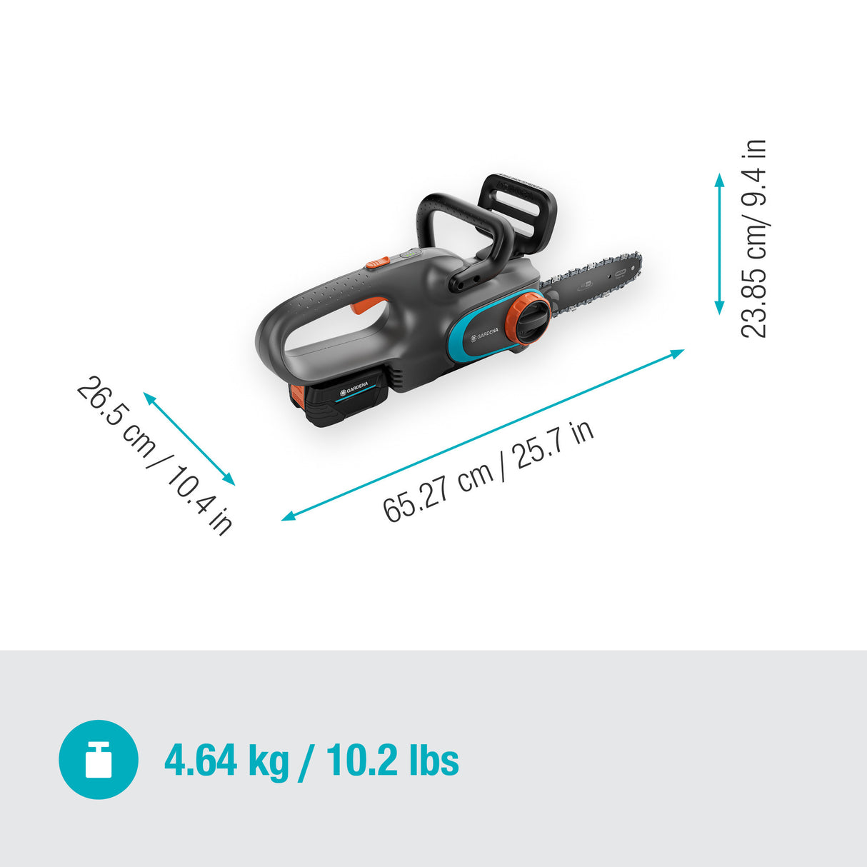 Gardena motorsav 250 18v p4a solo