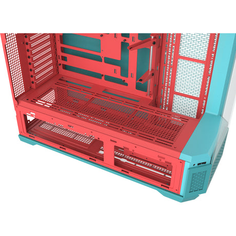Thermaltake view 600 tg mint jordbær stort tårnhus (myntebær | 2x USB-A | 1x USB-C | hærdet glas)