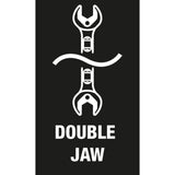 Wera kombinationssæt joker-nøgle (2x dobbelt-gaffelnøgle, 4x ring-åben-ende-nøgle med skralde)
