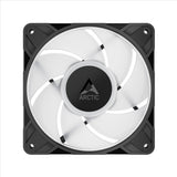 Arctic p12 pro a-rgb kabinet blæser (sort, 120 x 120 x 25 mm, pwm)