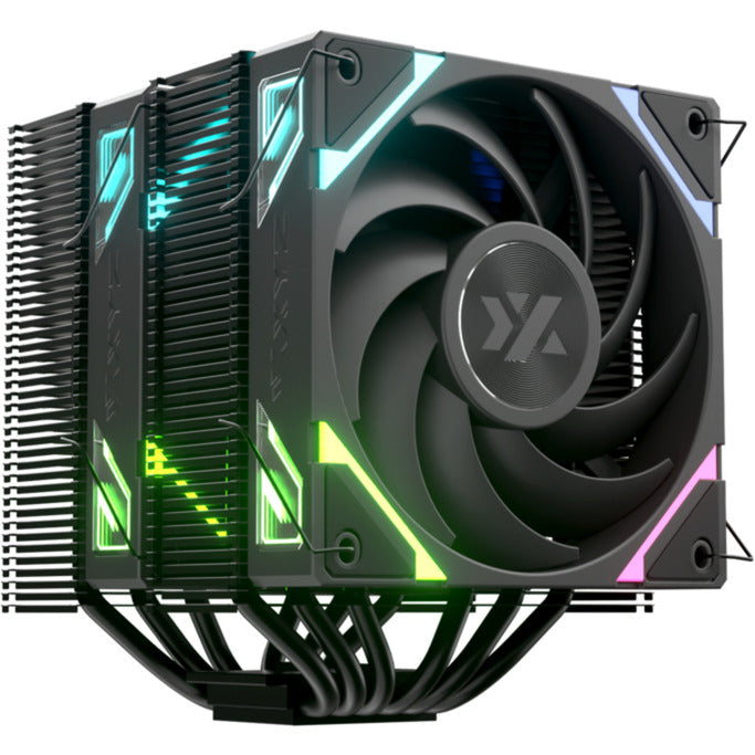 Xyz PC Gear Thermax 6 Duo RGB CPU-køler (sort, ARGB, PWM)