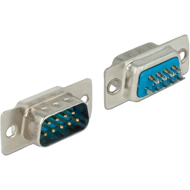 Delock-stik sub-d 9-polet hanstik (sølv)