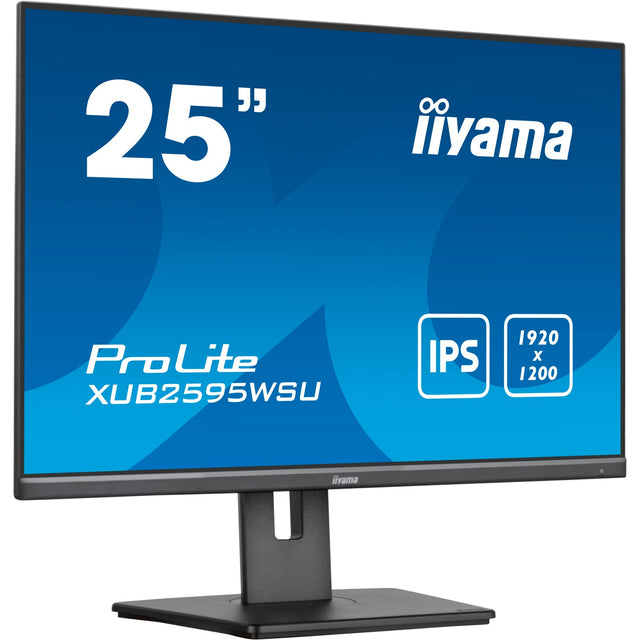 Iiyama prolite xub2595wsu-b5 25 skærm (sort, HDMI, skærmport, VGA, 2x USB-A, USB-B)