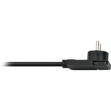 Brennerstuhl comfort-line plus fatning med fladt stik 4x sort 2m h05vv-f 3g1.5 - 1153100100