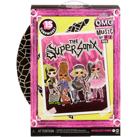 Mga underholdning l.o.l. overraskelse! omg remix rock - fame queen og keytar pop