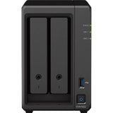 Synology dva1622 netværksvideooptager (sort, 2x 3,5 HDD-slots)