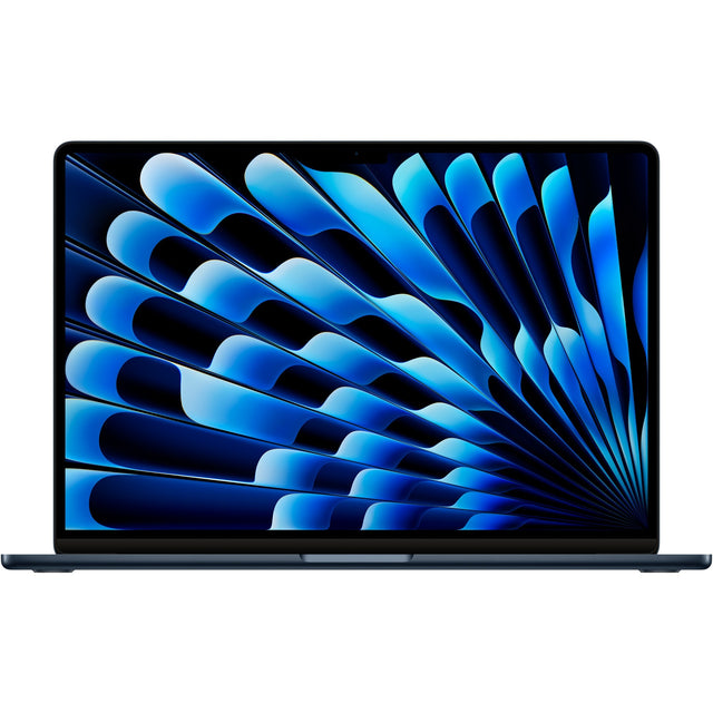 Apple MacBook Air 2024 15 (mryu3n a) renoveret bærbar computer (natblå | m3 8 core | 10-core GPU | 8 GB | 256 GB SSD)