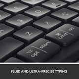 Logitech k860 ergo tastatur (sort, 100%, bluetooth, us international iso)