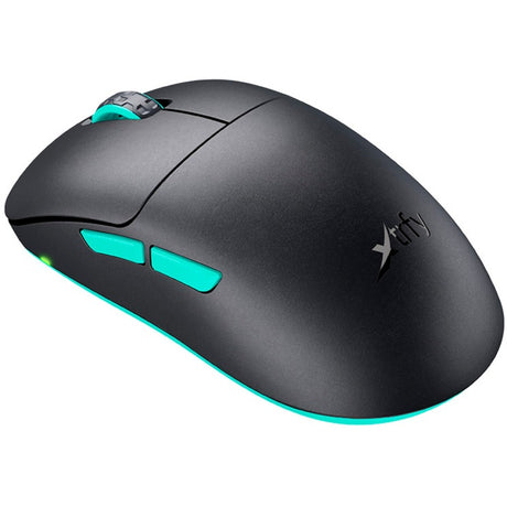 Cherry xtrfy m8 wireless gaming muis (zwart mint, 400 - 26.000 dpi, usb 2.4 ghz)